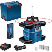 Bosch Professional Akku-Rotationslaser GRL 600 CHV Professional, 18Volt blau, ohne Akku und Ladegerät, rote Laserlinie, in L-BOXX