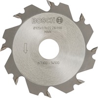 Bosch Professional Schlitzfräser Ø 105mm x 22mm, 8Z für Flachdübelfräse GFF 22 A Professional