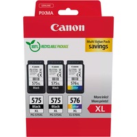 Canon Tinte Multipack 2x PG-575XL/CL-576XL inkl. 50 Blatt 10x15 Fotopapier