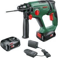 Bosch Heimwerken & Garten Akku-Bohrhammer UniversalHammer 18V grün/schwarz, 2x Li-Ionen Akku 2,5Ah, Koffer, POWER FOR ALL ALLIANCE