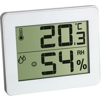 TFA Digitales Thermo-Hygrometer 30.5027, Thermometer weiß (glänzend)
