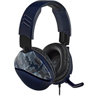 Turtle Beach Recon 70, Gaming-Headset tarnfarben/blau, 3,5 mm Klinke