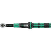 Wera Drehmomentschlüssel mit Umschaltknarre Click-Torque Lock A 6 schwarz/grün, Abtrieb 1/4" Bitaufnahme, 2,5 bis 25Nm