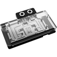 Alphacool Core RX 9070 XT Swift + Quicksilver, Wasserkühlung transparent/chrom, inkl. Backplate