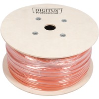 Digitus Professional Cat.7 S/FTP Verlegekabel simplex, Dca orange, 500 Meter Trommel