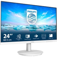 Philips 241V8AW/00, LED-Monitor 60.5 cm (23.8 Zoll), weiß, FullHD, IPS, Adaptive-Sync, HDMI, Lautsprecher