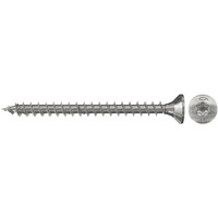 fischer Spanplattenschraube PowerFast 4,0x35 Senkkopf TX 200 Stück, mit Vollgewinde, Edelstahl A2