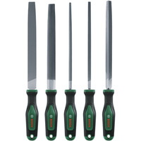 Bosch Heimwerken & Garten Feilen Set, 5-teilig grün/schwarz, 200mm
