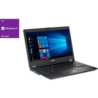 Fujitsu LIFEBOOK U749 Generalüberholt, Notebook schwarz, Windows 11 Pro 64-Bit, 35.6 cm (14 Zoll), 512 GB SSD