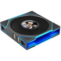 Lian Li UNI FAN TL LCD FLEX 120 Wireless, Gehäuselüfter schwarz, 124 mm