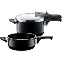 Silit Silargan Sicomatic t-Plus Schnellkochtopf-Set schwarz, Ø 22 cm, 4,5 l und 3,0 l