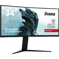 iiyama G-Master GCB3480WQSU-B1, Gaming-Monitor 86.4 cm (34 Zoll), schwarz (matt), UWQHD, VA, Curved, HDMI, DisplayPort, USB, Free-Sync, HDR, 180Hz Panel