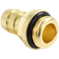 Alphacool ES Schlauchanschluss G1/4 (kurz) 12.7/7.6mm, Verbindung mit Barbed Fitting