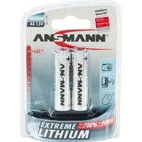 Ansmann Extreme Lithium Mignon AA, Batterie silber, 2x Lithium