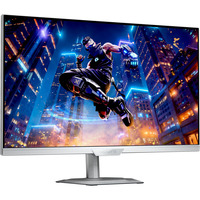 GIGABYTE M27UP ICE, Gaming-Monitor 68.5 cm (27 Zoll), weiß, UltraHD/4K, SS-IPS, Dual-Mode FHD 320Hz / 4K 160Hz, 160Hz Panel