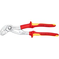 KNIPEX Cobra VDE 8726250, 250mm, Rohr- / Wasserpumpen-Zange rot/gelb, 24-fach verstellbar