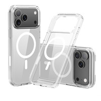 Nevox StyleShell SHOCKFlex, Handyhülle transparent, iPhone 17 Pro Max, kompatibel mit MagSafe