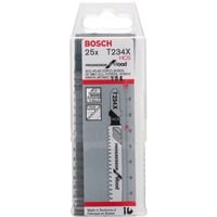 Bosch Professional Stichsägeblatt T 234 X Progressor for Wood, 117mm 25 Stück