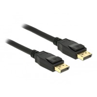 DeLOCK Kabel DisplayPort 1.2 Stecker > DisplayPort Stecker 4K schwarz, 3 Meter