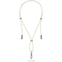 Intenso Handykette und Lade-/Datenkabel Cell Phone Charging Lanyard beige, 1,65 Meter, USB-C, PD3.0 / QC4.0, Nylon