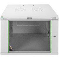 Digitus Wandgehäuse Dynamic Basic Serie - 600x600 mm (BxT), IT-Schrank hellgrau, 7 Höheneinheiten