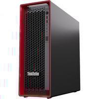 Lenovo ThinkStation P5 (30GA00AQGE), PC-System schwarz/rot, Windows 11 Pro for Workstations