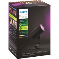 Philips HUE White and color ambiance Lily Gartenstrahler, LED-Leuchte schwarz, Erweiterungs-Set