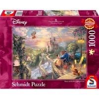 Schmidt Spiele Thomas Kinkade Studios: Disney Dreams Collection -Die Schöne und das Biest, Puzzle 1000 Teile