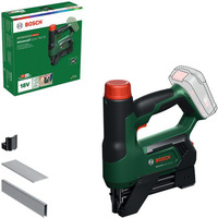 Bosch Heimwerken & Garten AdvancedTacker 18V-25, 18Volt, Elektrotacker grün/schwarz, ohne Akku und Ladegerät, POWER FOR ALL ALLIANCE