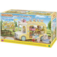EPOCH Sylvanian Families - Erlebniskindergarten Bus Regenbogen, Konstruktionsspielzeug 