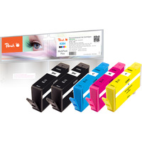 Peach Tinte Spar Pack PI300-685 kompatibel mit HP 364, mit Tintenstandsanzeige