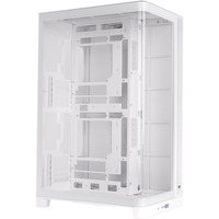 Thermaltake CAPO X Snow White, Big-Tower-Gehäuse weiß, Dual System Case, Panoramaglas