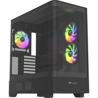 Thermaltake View 290 TG ARGB, Tower-Gehäuse schwarz, Tempered Glass x 2