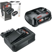 Bosch Heimwerken & Garten Akku Starter-Set 18V 1x 2,5Ah + Schnellladegerät AL 18V-44 schwarz, Li-Ionen Akku 2,5Ah, POWER FOR ALL ALLIANCE