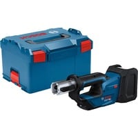 Bosch Professional Akku-Presswerkzeug GPT 18V-19 Professional solo, 18Volt, Kit U, Pressmaschine blau, ohne Akku und Ladegerät, 3 Pressbacken Compact U, in L-BOXX
