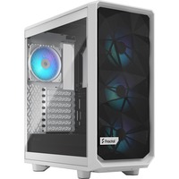 Fractal Design Meshify 2 Compact RGB White TG Clear Tint, Tower-Gehäuse weiß, Tempered Glass