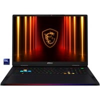 MSI Raider 18 HX AI A2XWIG-075, Gaming-Notebook schwarz, Intel® Core™ Ultra 9 285HX, NVIDIA GeForce RTX 5080, 64 GB DDR5, 4 TB (2 TB SSD & 2 TB SSD), Windows 11 Home 64-Bit