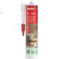 fischer Fix4Panel Montagekleber 310ml weiß weiß, Für Akustik- und Dekorplatten