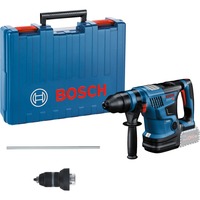 Bosch Professional Akku-Bohrhammer GBH 18V-34 CF Professional solo blau/schwarz, Bluetooth Modul, ohne Akku und Ladegerät, im Koffer