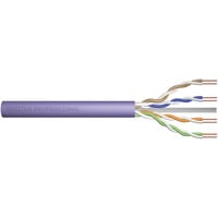 Digitus Professional Cat.6 U/UTP Verlegekabel simplex, Eca violett, 305 Meter Rolle
