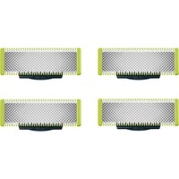 TestA Ersatzklinge OneBlade QP240/50  silber/hellgrün, 4 Stück
