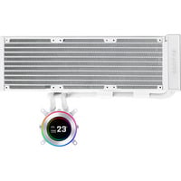 Lian Li HydroShift II LCD-C 360N, Wasserkühlung weiß