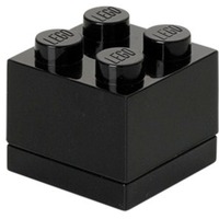 Room Copenhagen LEGO Mini Box 4, Lunch-Box schwarz