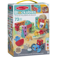 Spin Master Melissa & Doug - Blockables Stadt Spielset, Konstruktionsspielzeug