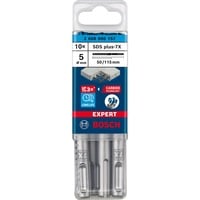 Bosch EXPERT Hammerbohrer SDS-plus-7X, Ø 5mm, 10 Stück Arbeitslänge 50mm