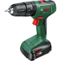 Bosch Heimwerken & Garten Akku-Schlagbohrschrauber EasyImpact 18V-40 grün/schwarz, Li-Ionen Akku 1,5Ah, Koffer, POWER FOR ALL ALLIANCE