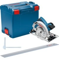 Bosch Professional Handkreissäge GKS 85 G Professional blau, 2.200 Watt, L-BOXX, Führungsschiene FSN 1400