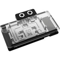 Alphacool Core RX 9070 XT Steel Legend, Wasserkühlung transparent/chrom, inkl. Backplate