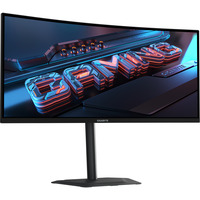 GIGABYTE GS34WQCA, Gaming-Monitor 86.4 cm (34 Zoll), schwarz, WQHD, VA, Curved, FreeSync-Premium, Adaptive-Sync, 120Hz Panel