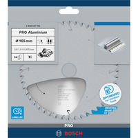 Bosch Professional PRO Aluminium cordless Kreissägeblatt, Ø 165mm, 54Z Bohrung 15,875mm, für Akku-Handkreissägen